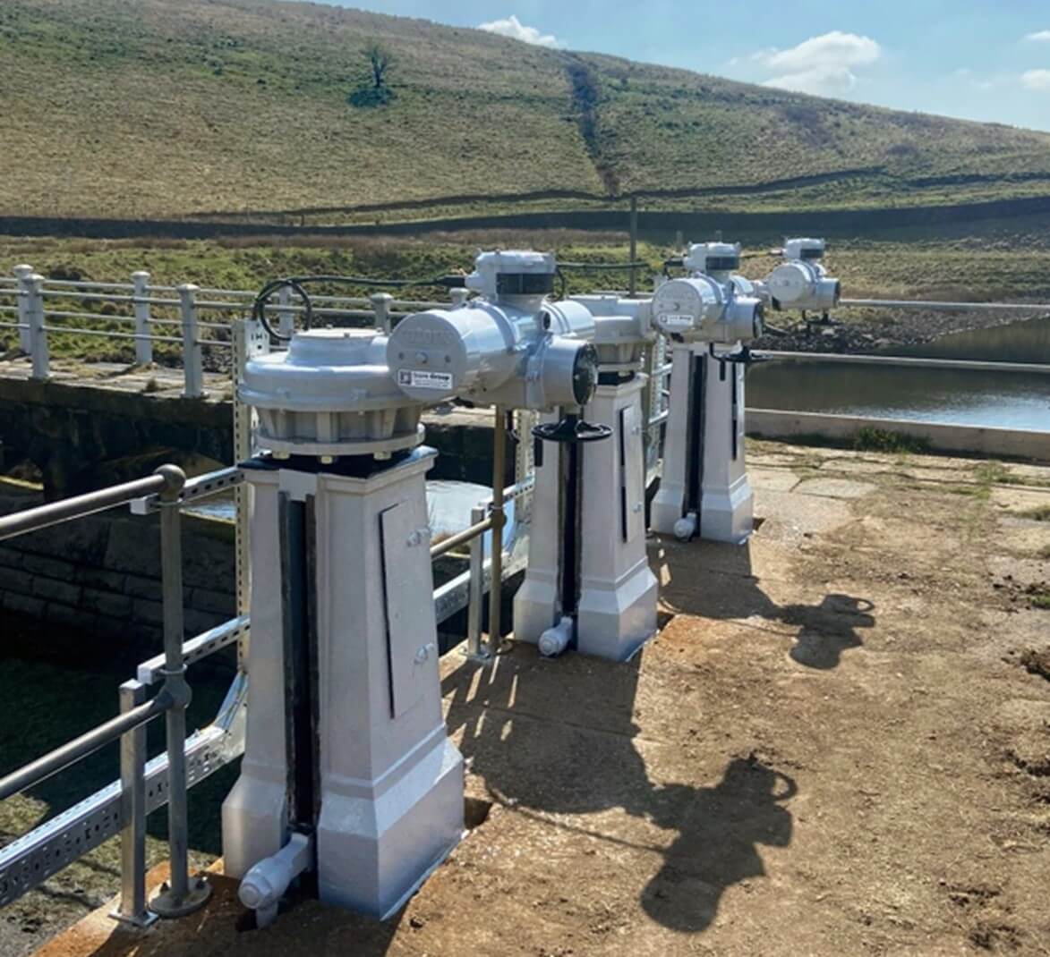 Finished and commissioned installation.